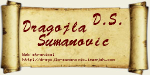 Dragojla Šumanović vizit kartica